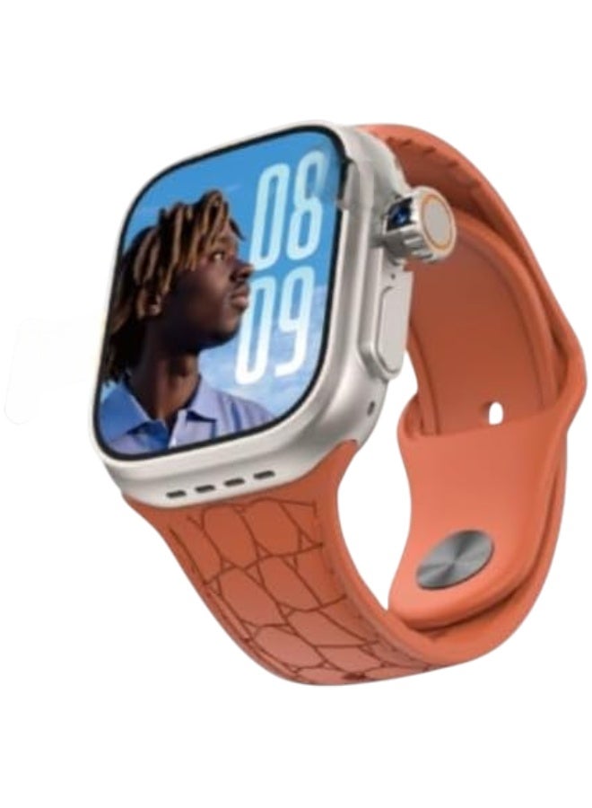 Modio ST13 Smart Watch with 2.2 Inch Full Display, Water Resistant, Supports Health Tracking Features and Sports Modes, Supports Notifications and Alerts, Supports Making and Receiving Calls, 3 Attachments for Interchangeable - Image 1